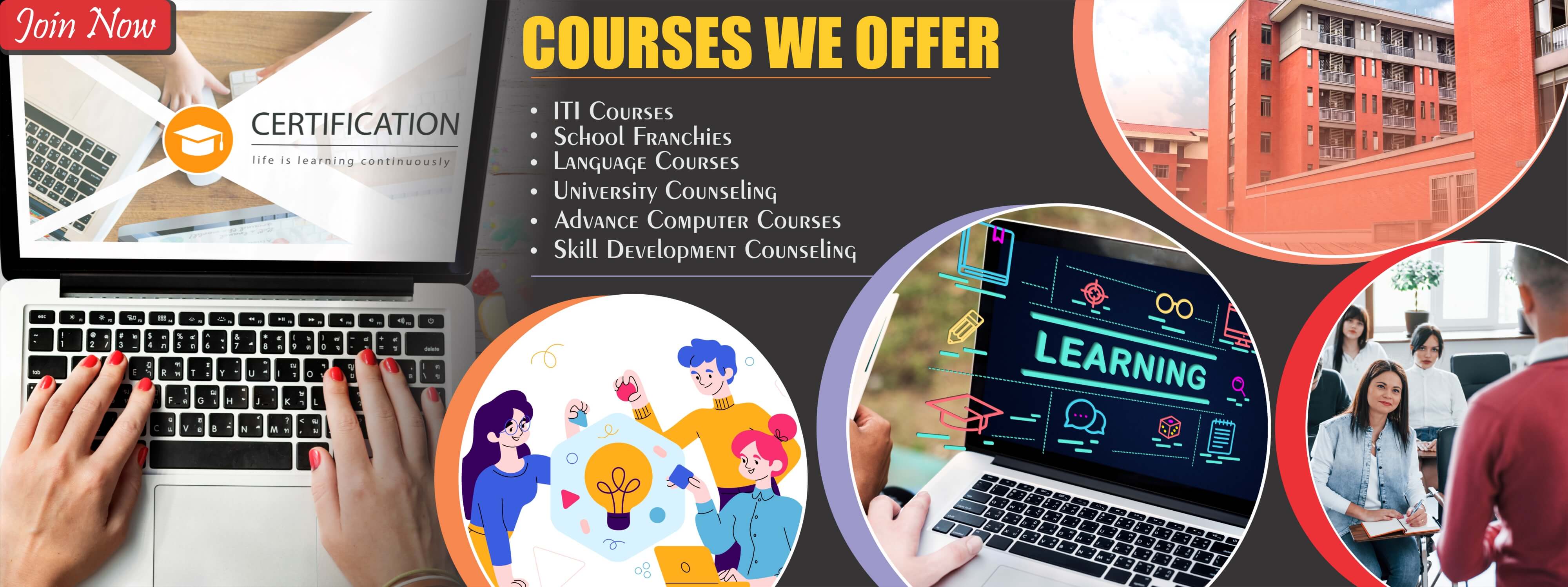 Courses We Offer Certification