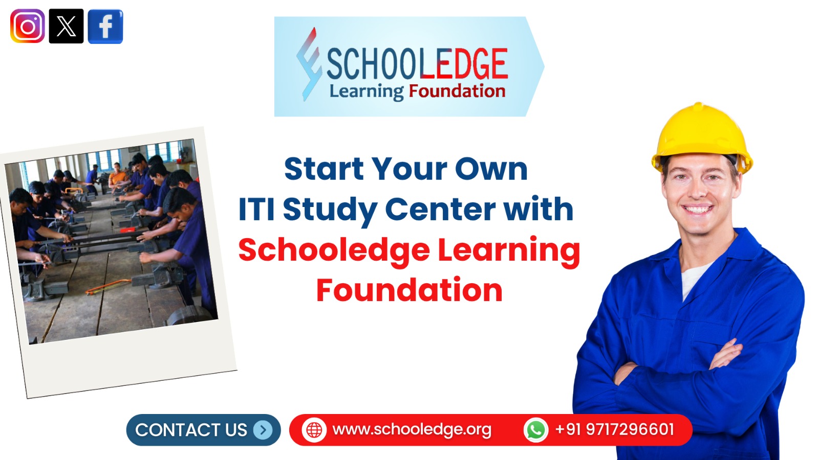 Start Your Own ITI Study Center with Schooledge Learning Foundation